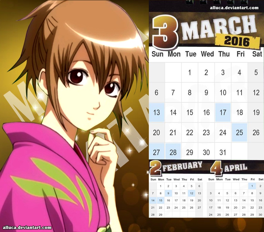Gintama Calendar by Alluca on DeviantArt