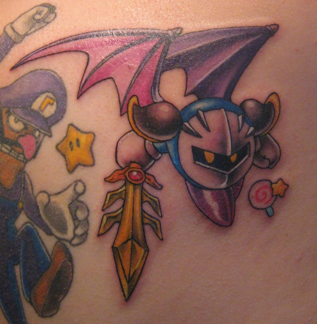 Meta Knight Tattoo By Babyvegeta On Deviantart - tatuaje brawl star