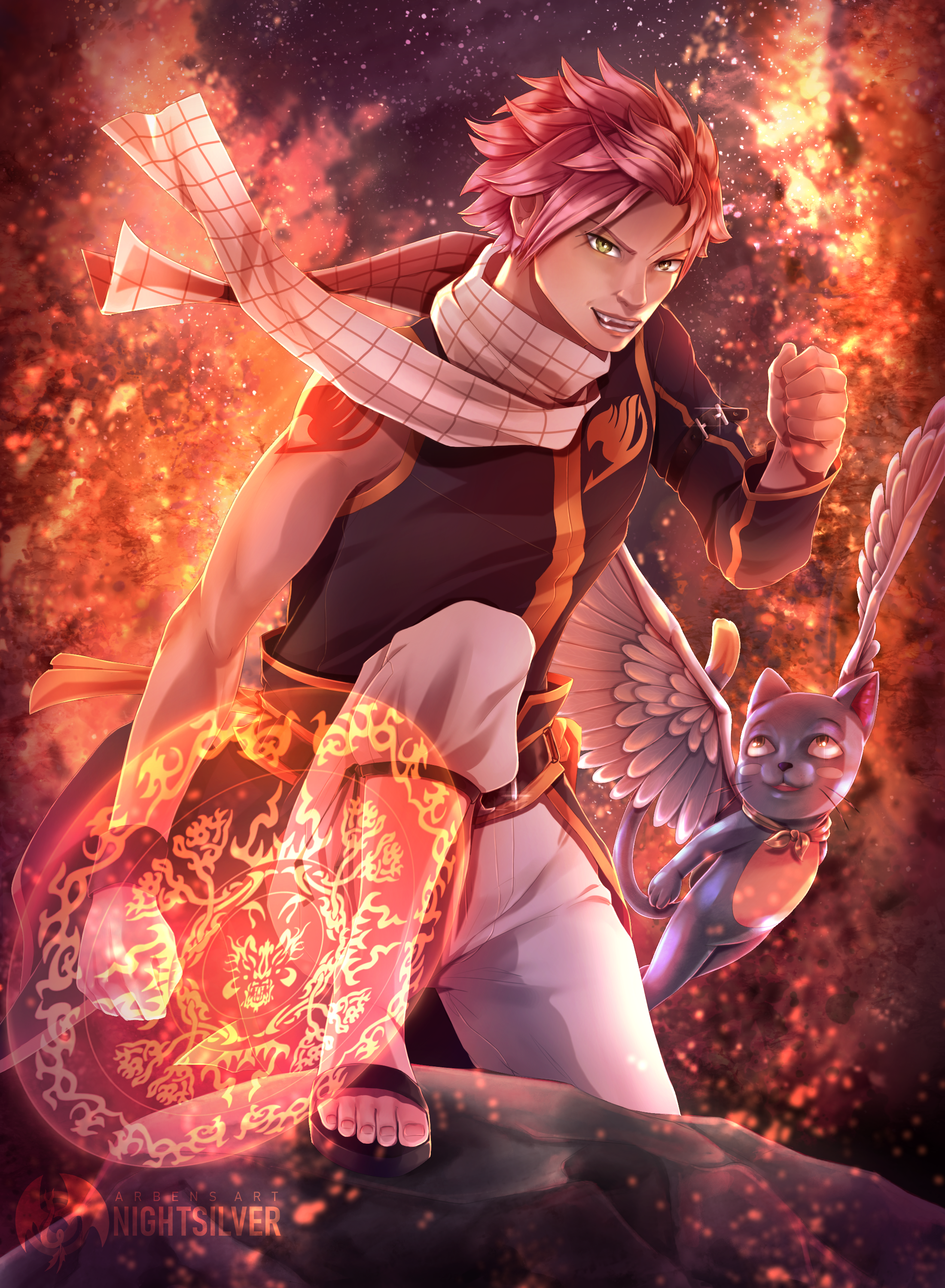 Natsu Dragneel by Dantegonist on DeviantArt