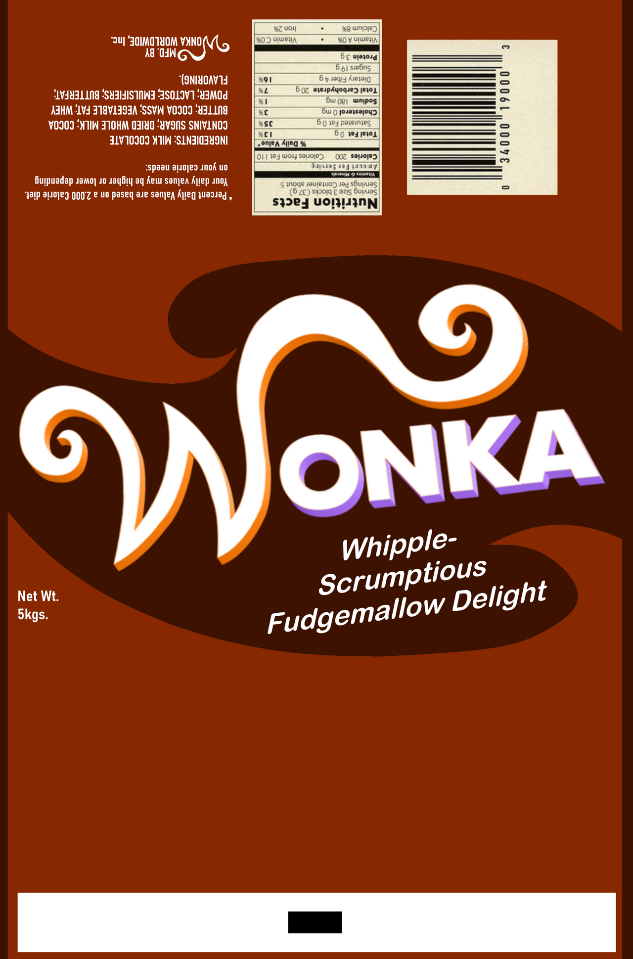 Wonka Bar Wrapper 1 by liikotuari on DeviantArt