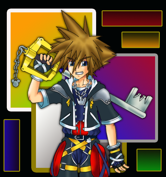 Sora from KH2 Colours