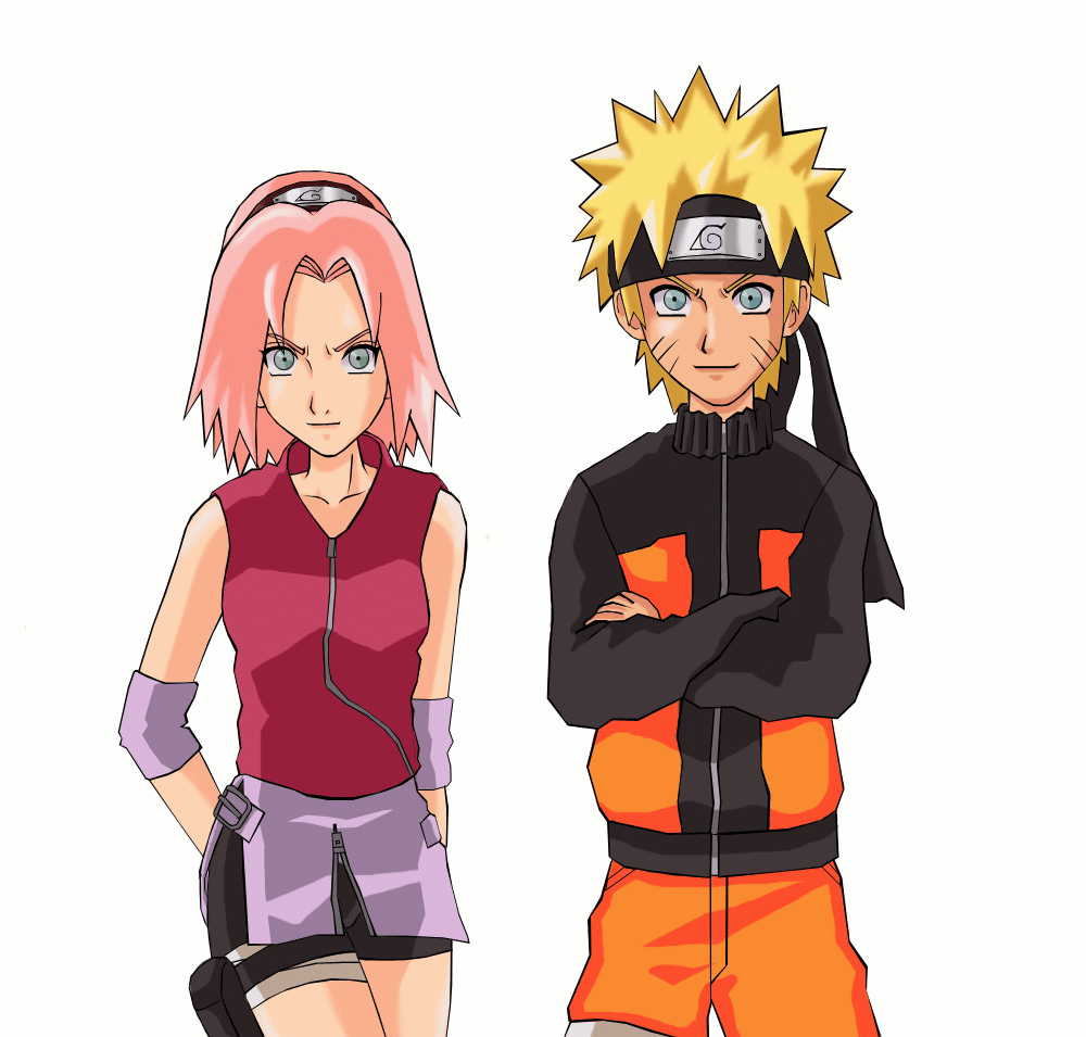 Naruto and Sakura