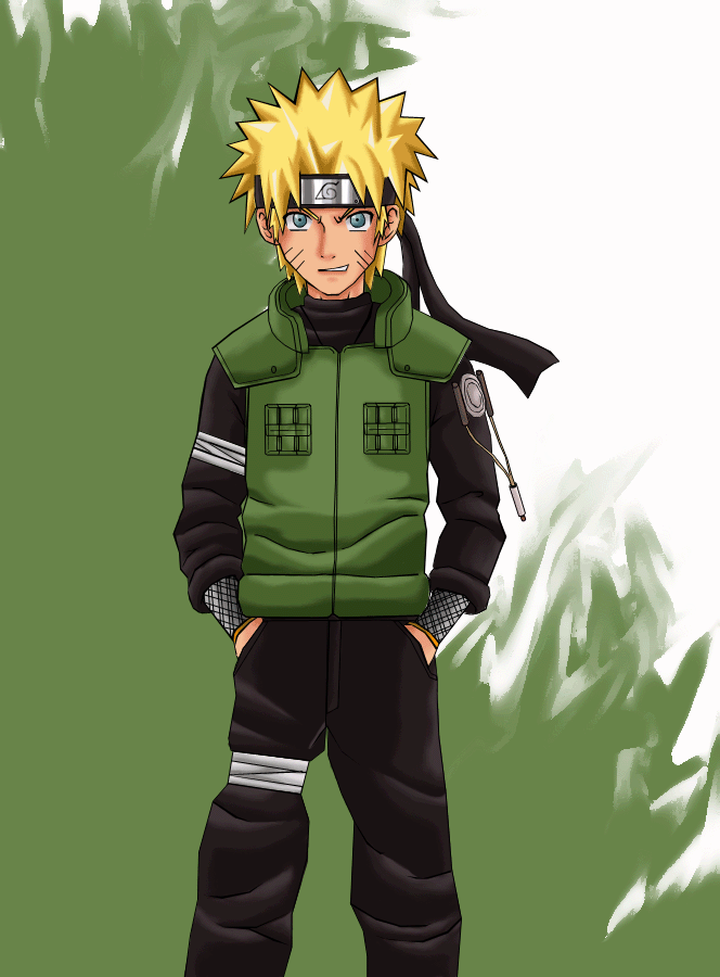 Uzumaki Naruto - Jounin  Naruto uzumaki, Naruto, Naruto shippuden anime