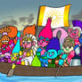 Trolls Crossing The River