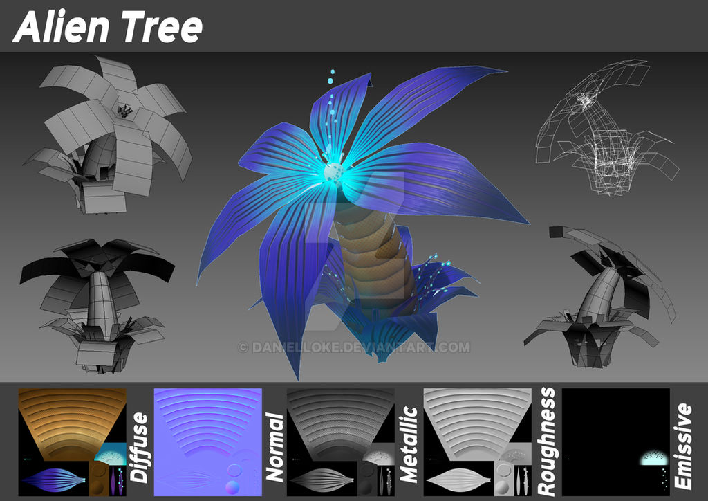 Alien Tree by danielloke on DeviantArt