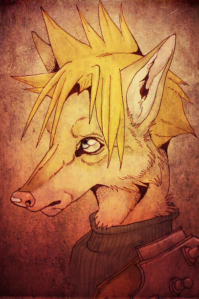 Cloud Strife Wolf