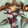 Steampunk Female Warrior