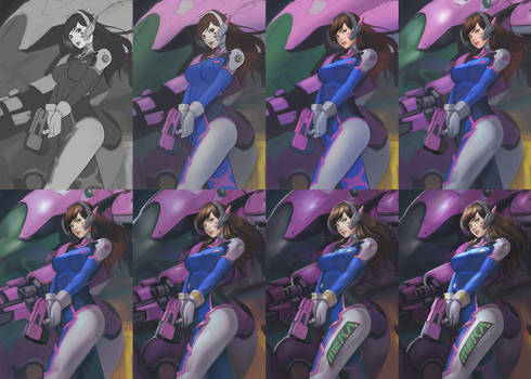 Overwatch - D.Va Process