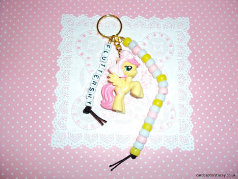 Fluttershy custom keyring