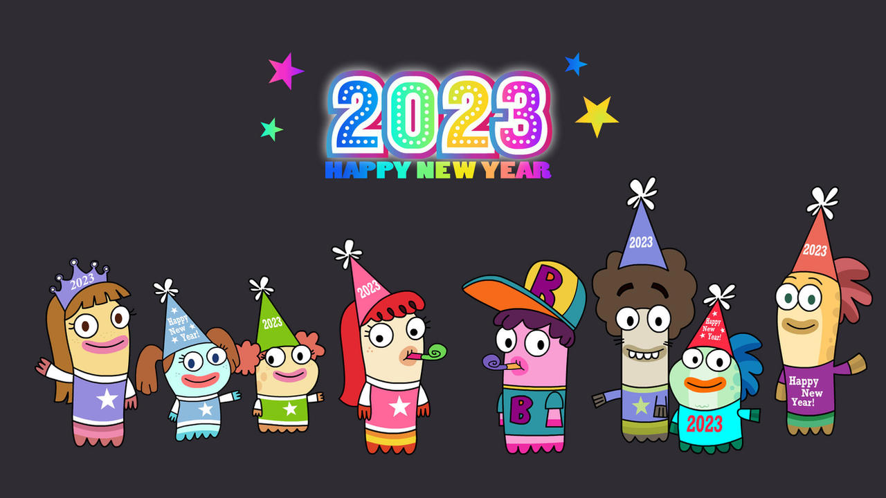 Happy New Year 2023 Fish Hooks and Fun Toon Pop by KatelinNestor on  DeviantArt
