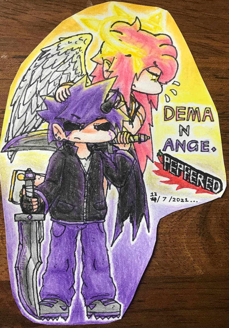Dema n Ange Peppered. by Thingooooooo on DeviantArt