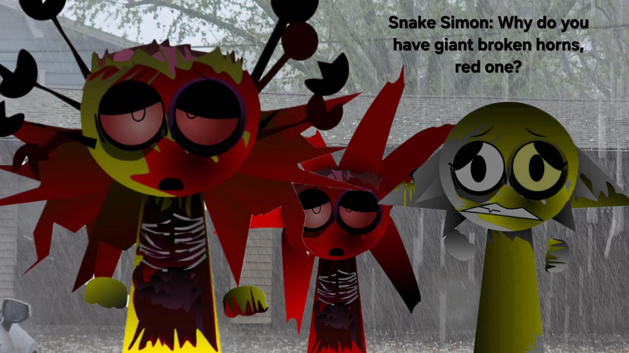 Horns Red Raddy Snake Simon asks raddy why he has broken horns by BunnyPinki on DeviantArt