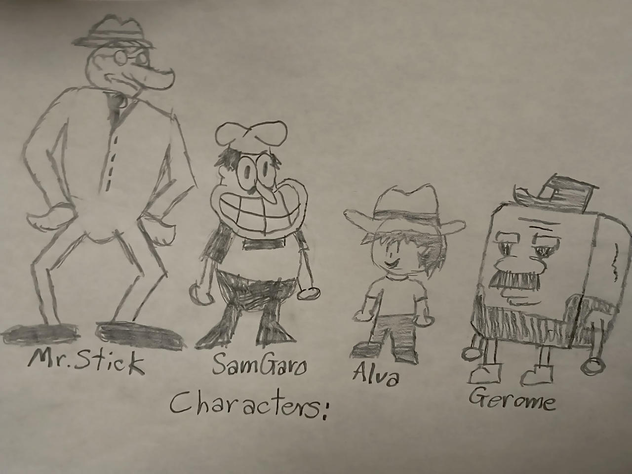 Sam Garo Main Characters as Drafts by SamGaro2705 on DeviantArt