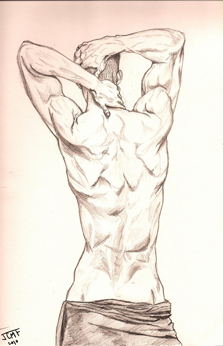 Male Back Sketch