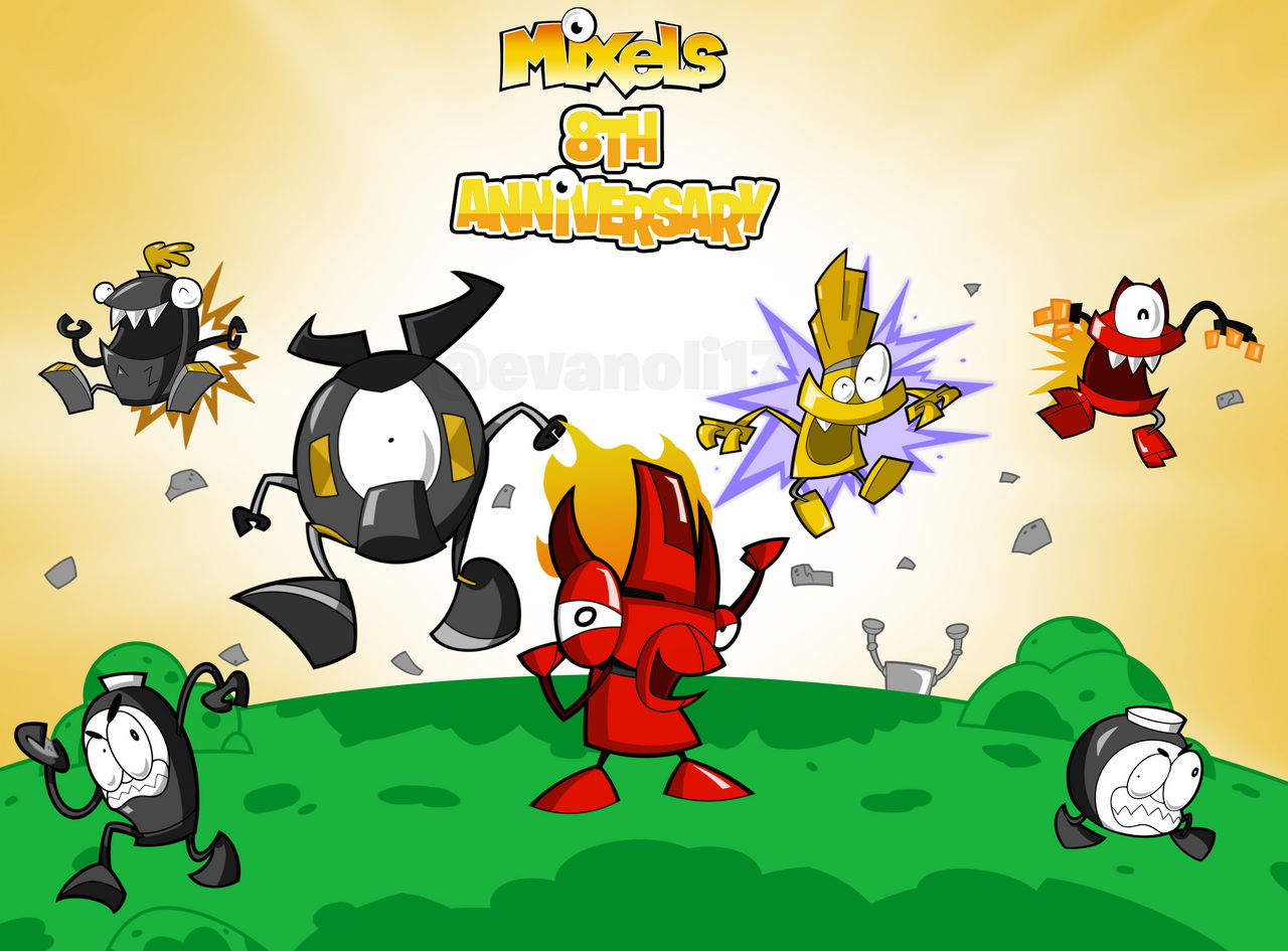 Mixels 8 8th Anniversary of Mixels by Evanoli17 on DeviantArt