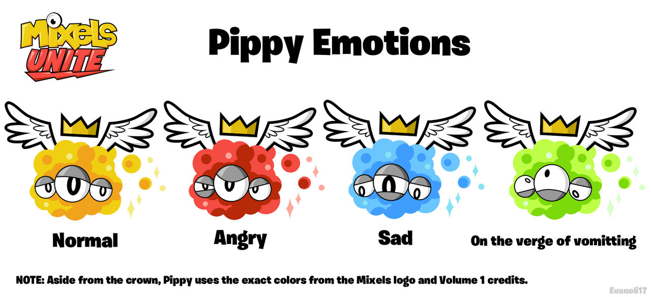Pippy Style Mixels Unite - Pippy Emotions by Evanoli17 on DeviantArt