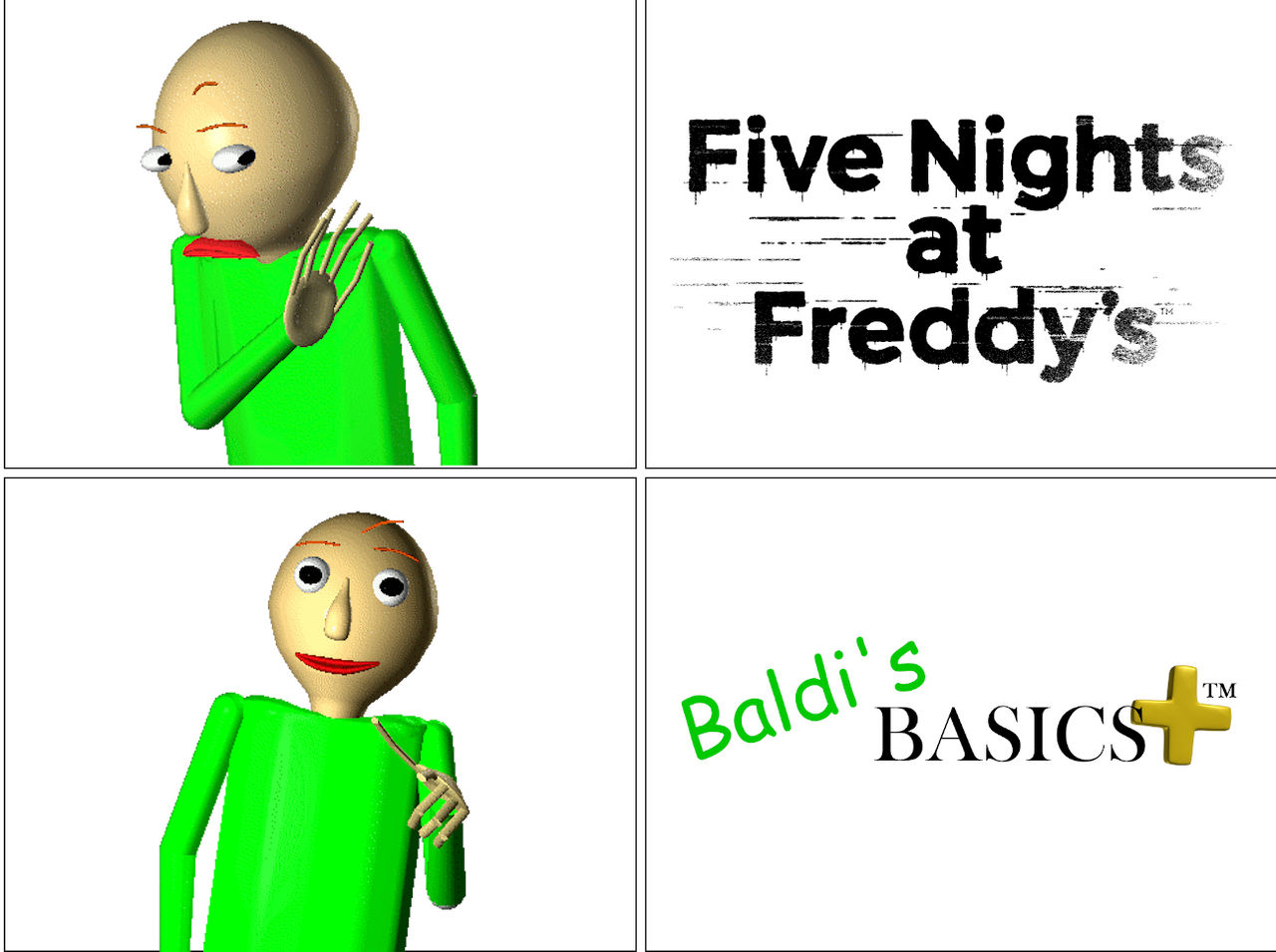 Baldi is truly bald by baldi777 on DeviantArt