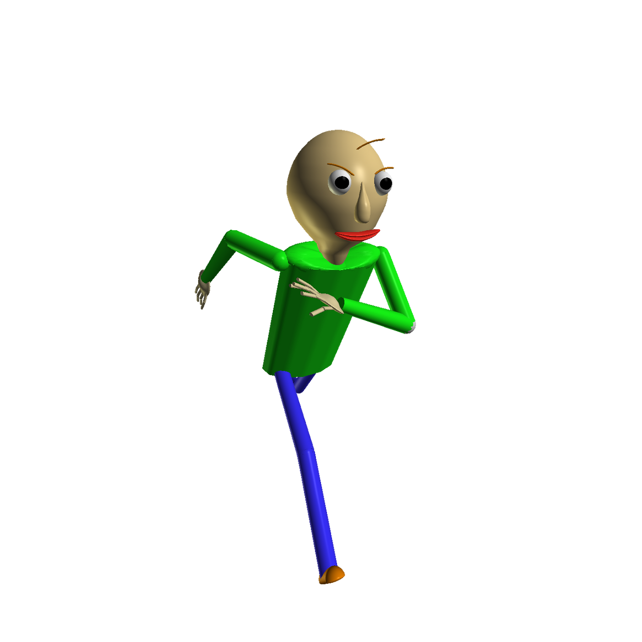 Baldi Ruler Running Side Baldi Running by baldi777 on DeviantArt