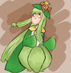 Pokemon Gijinka - Lilligant by Romp-rompy