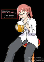 Kobayashi san wants to drink