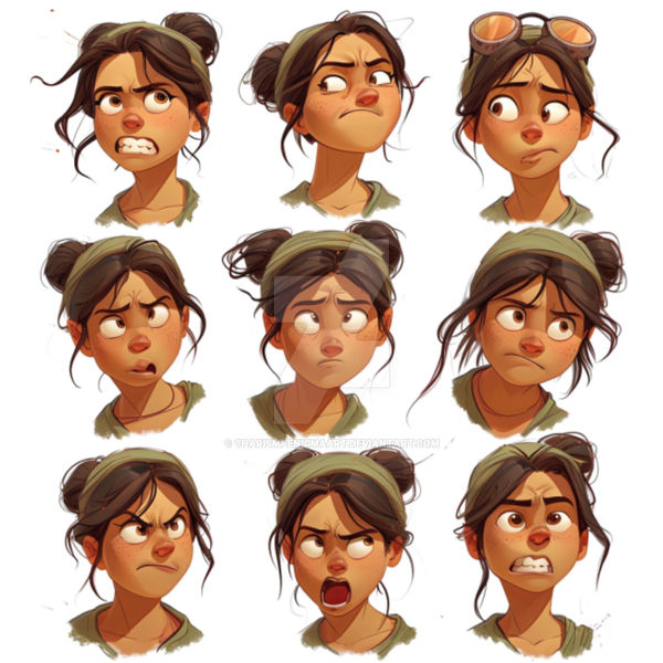 Character Reference Sheet #5 by CharismaenigmaArt on DeviantArt