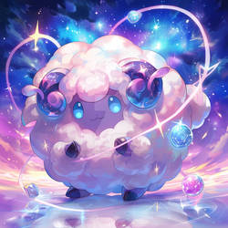 Adoptable AI Fakemon: Nebulamb