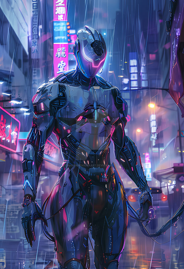 Cybernetic Android by CharismaenigmaArt on DeviantArt