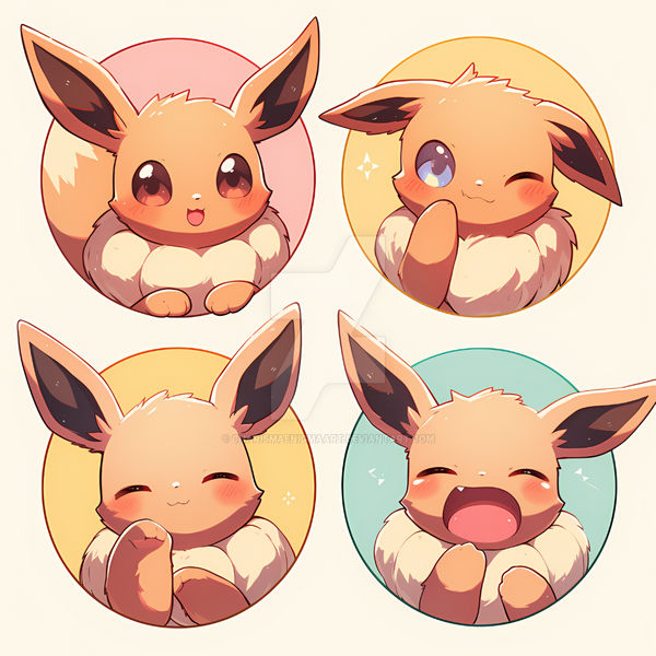 The Many Faces Of Eevee By CharismaenigmaArt On DeviantArt the-many-faces-of-eevee-by-charismaenigmaart-on-deviantart