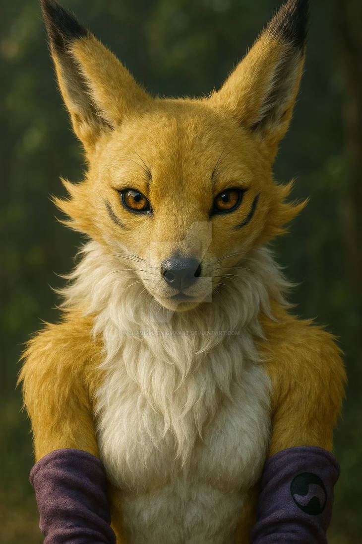 Thomson Rennymon Realistic Renamon by CharismaenigmaArt on DeviantArt