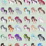 36 Pony Adoptables :OPEN: