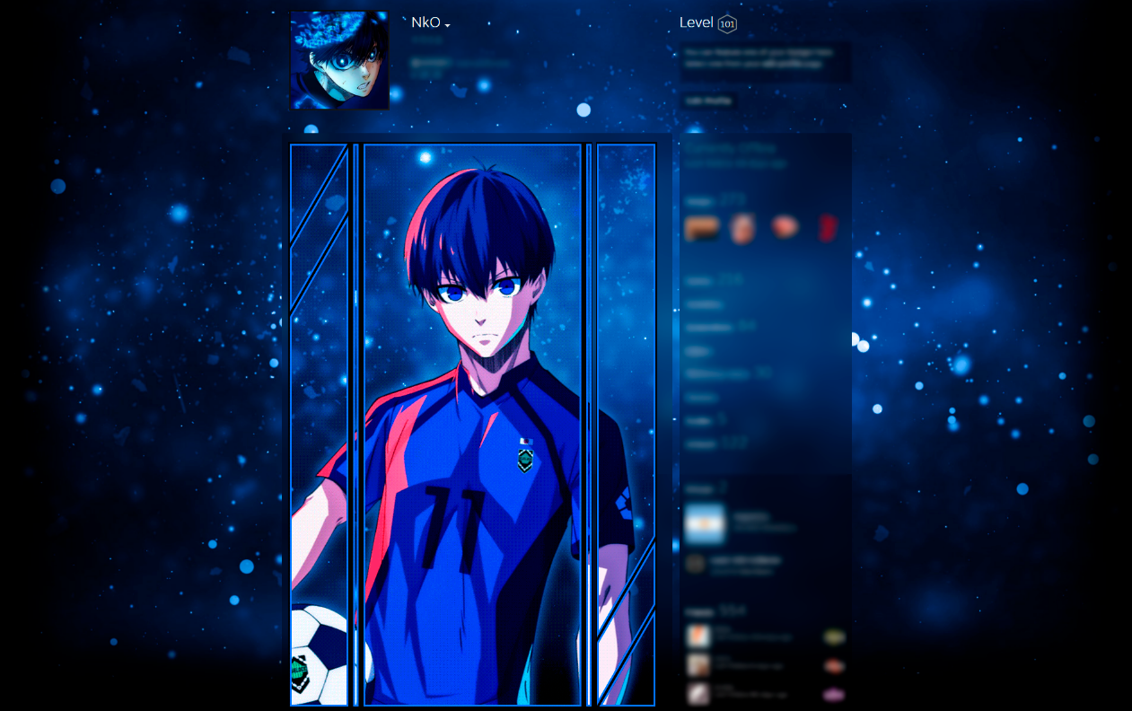 Yoichi Isagi - Blue Lock || Animated Steam Artwork by NIck213212 on ...