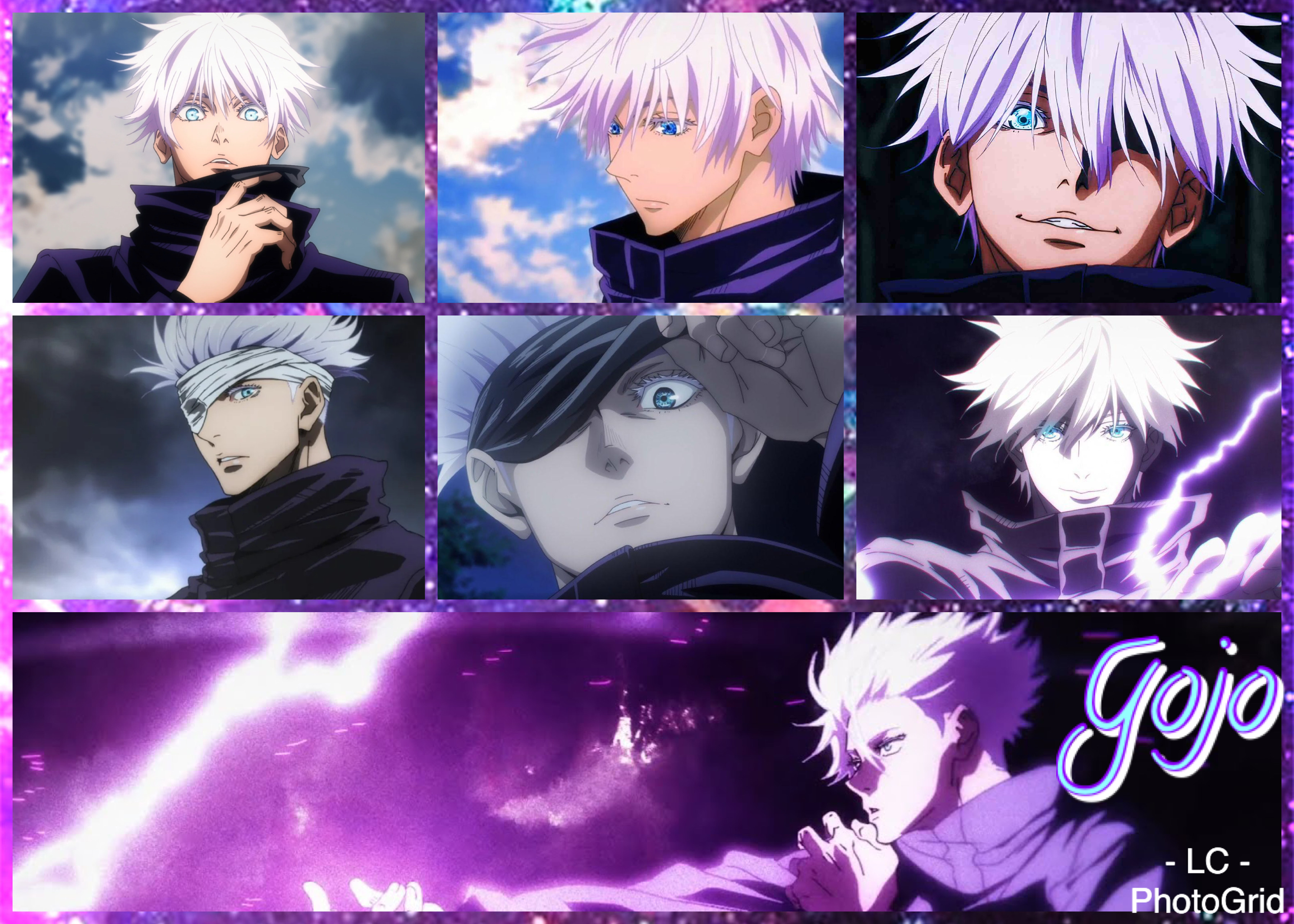 Gojo collage by LillyCollages85 on DeviantArt
