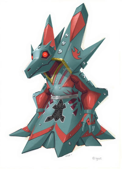 Iron Rabbit Monster Iron monster by illusmouseArt on DeviantArt