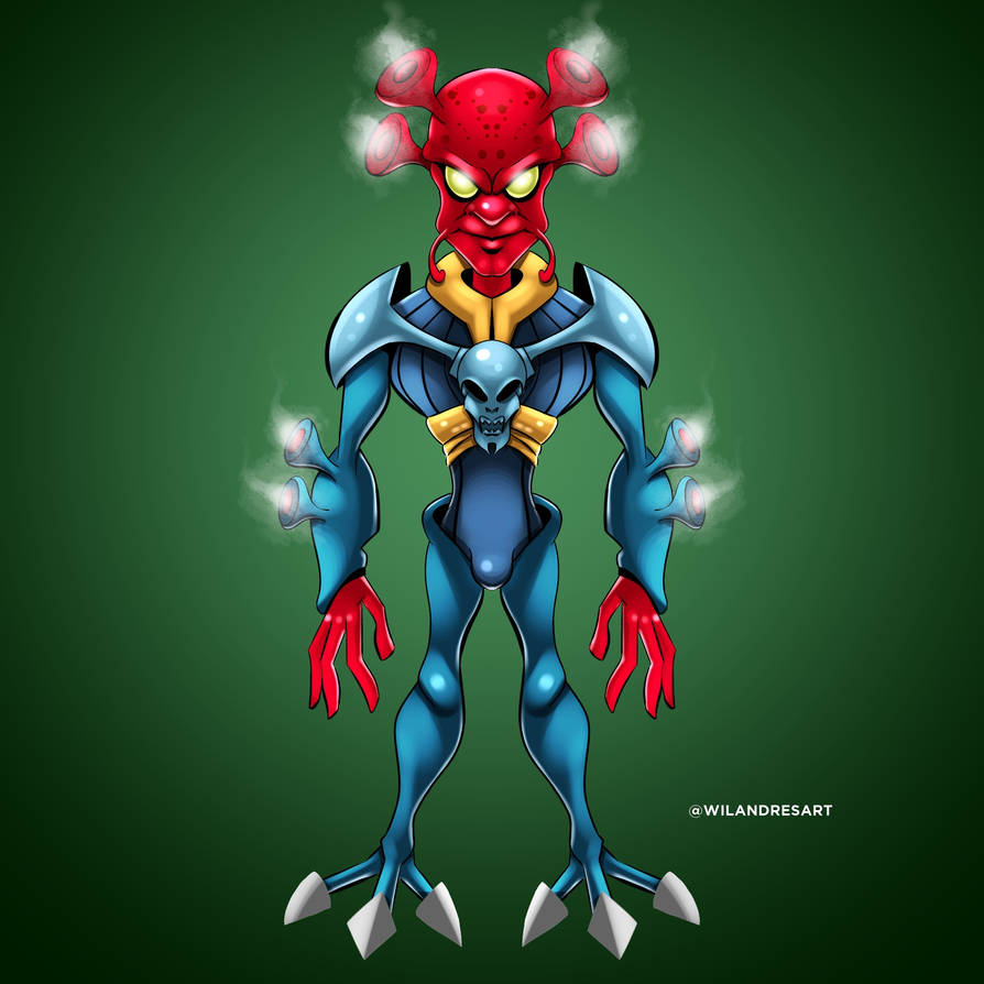 Alien rojo1 by WilAndresArt on DeviantArt