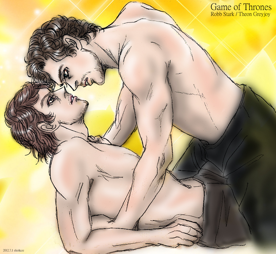 Game of Thrones fanfic : Robb / Theon  'provoke'