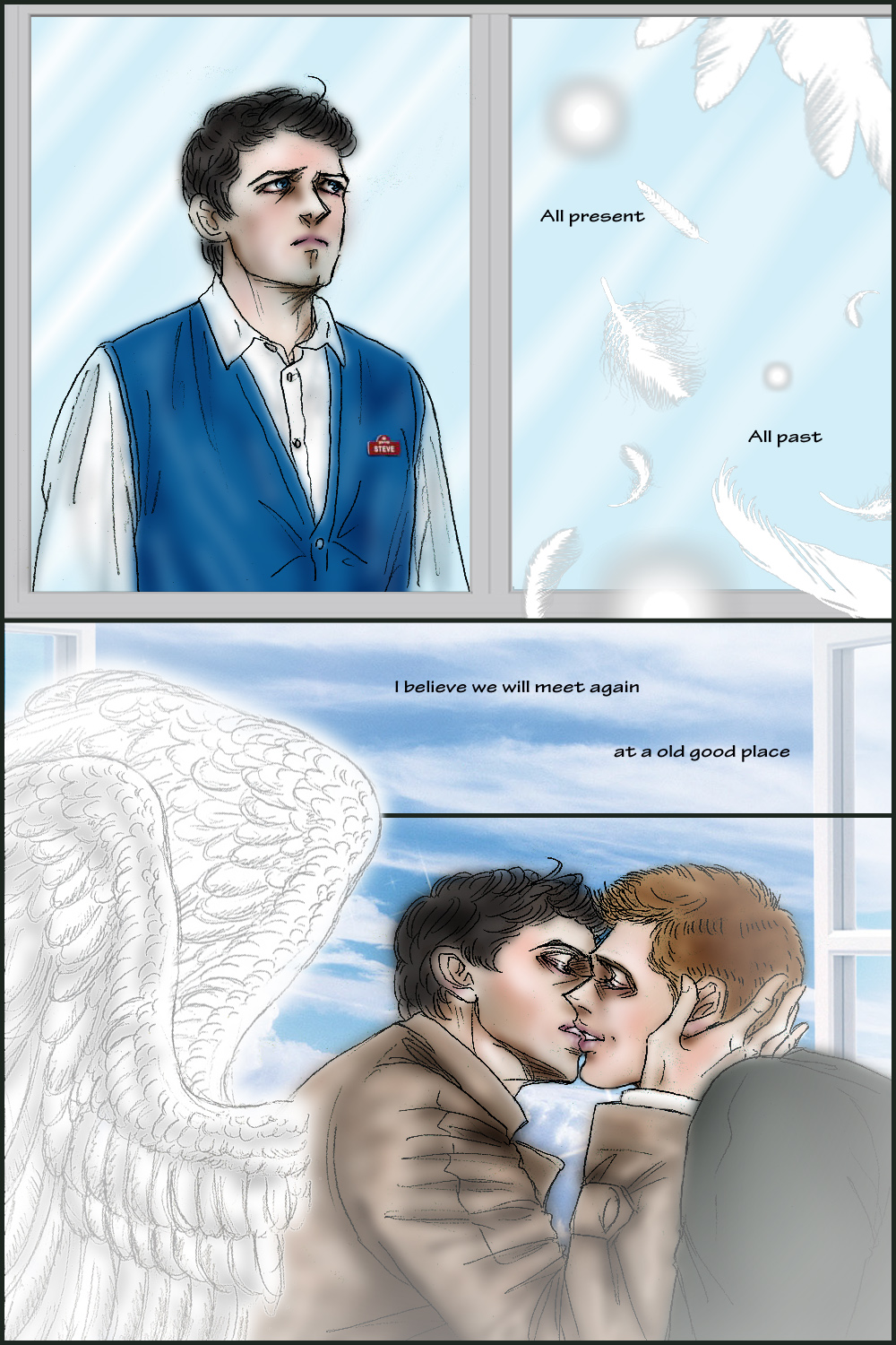 Supernatural S9.6 Destiel fanfic : Remembrance