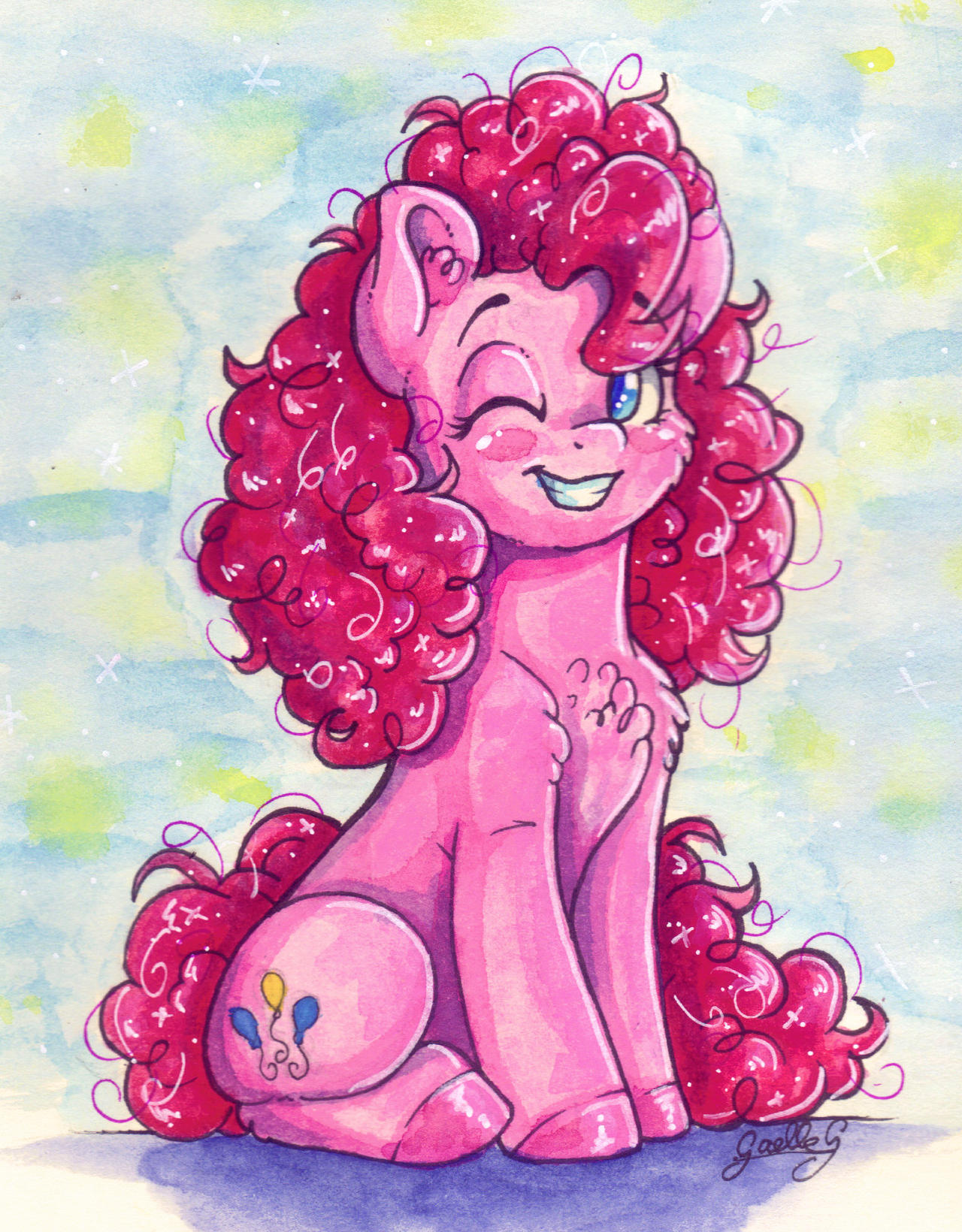 [Practice] Pinkie's curls