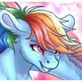 Rainbow Dash headshot