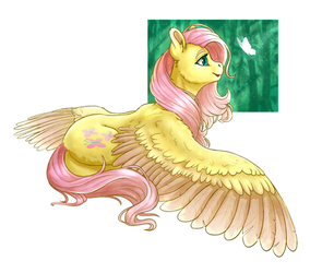 Fluttershy (+SPEEDPAINT) by GaellDragons