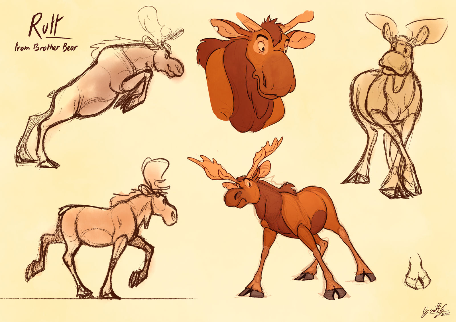 Rutt sketches 1 by GaellDragons on DeviantArt