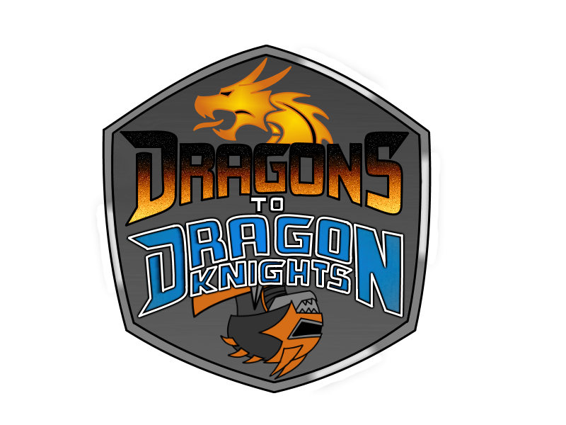 Dragons to Dragon Knights Logo