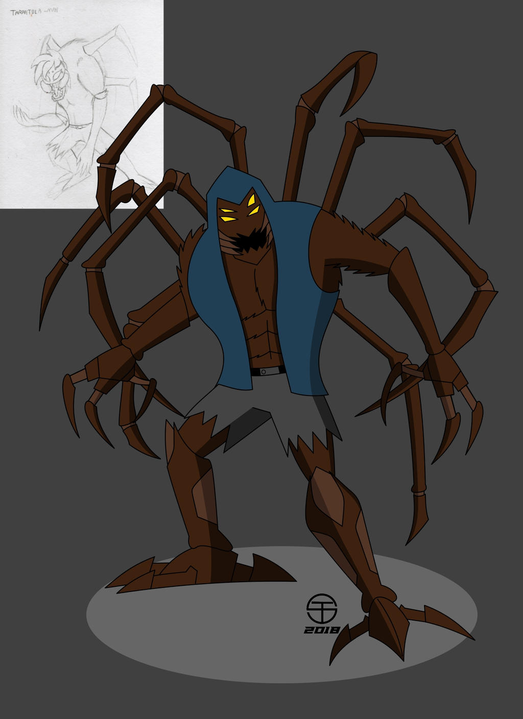 Tarantula Deviantart Commission: Tarantula Man Redesign by Tim-Solomon on DeviantArt