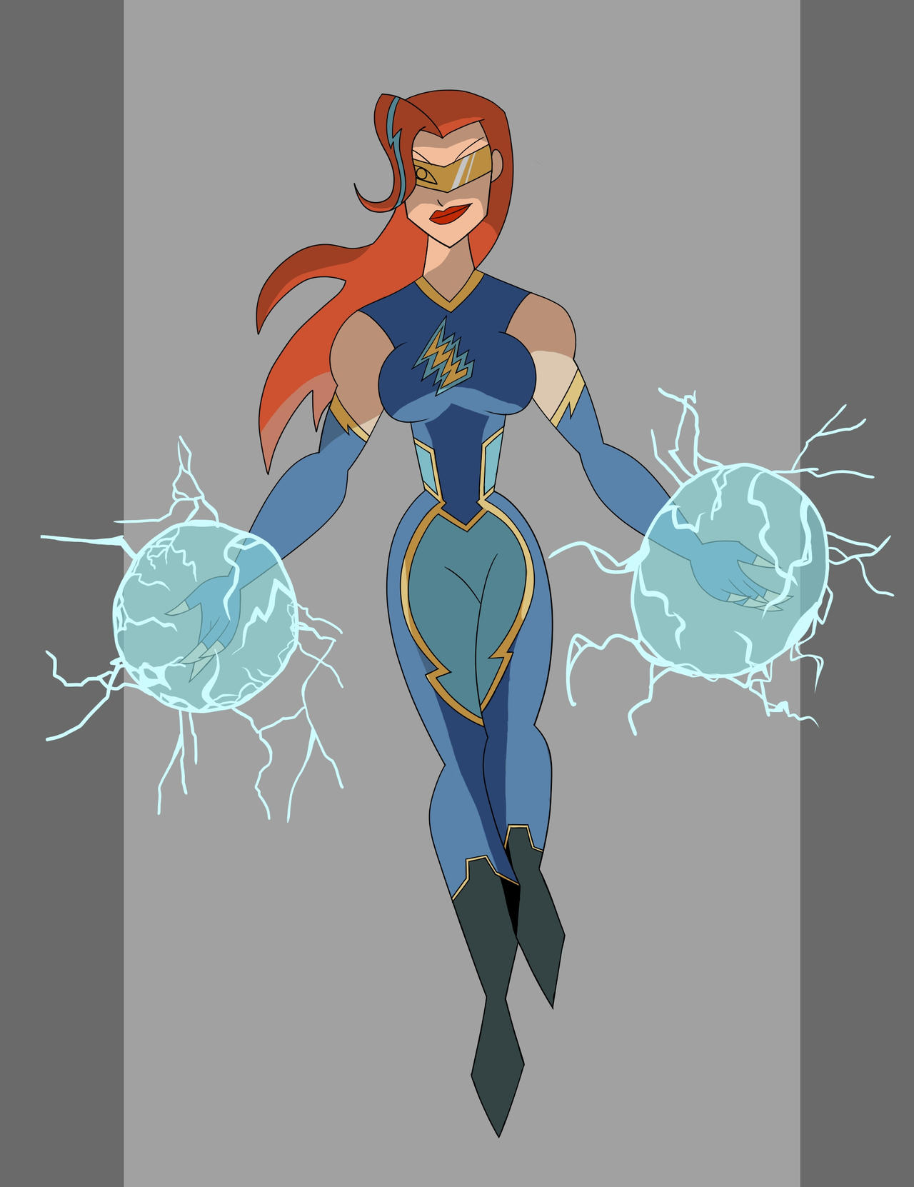Commission: Lady Lightning Redesign by Tim-Solomon on DeviantArt