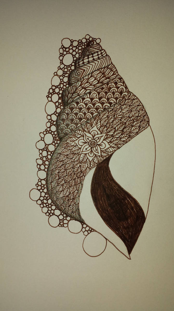 Shell Zentangle by Hazey1988 on DeviantArt