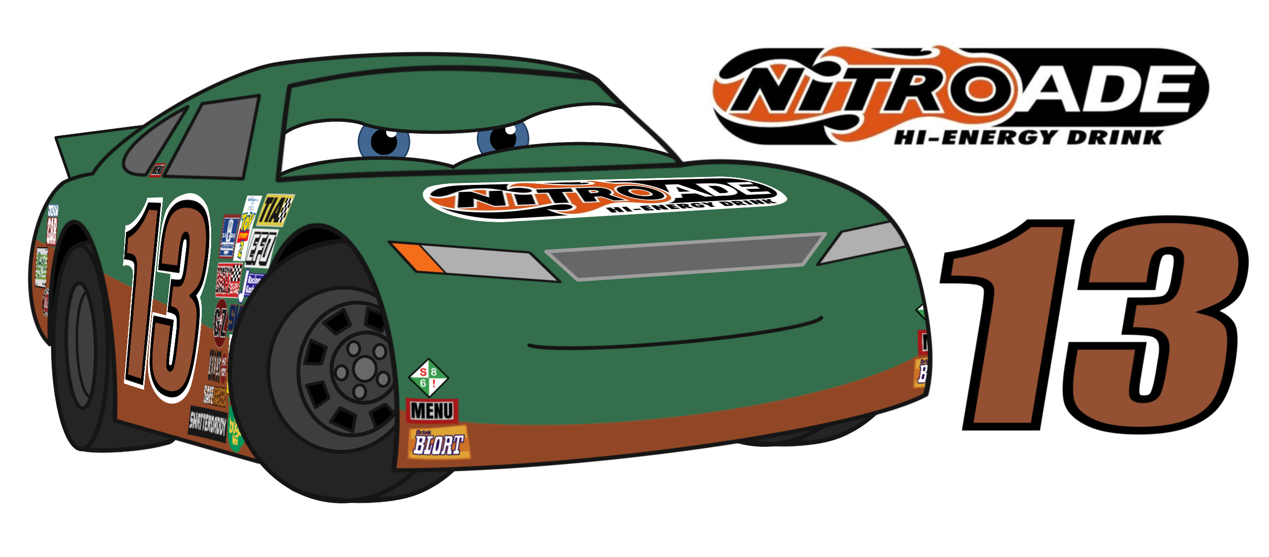 Brian Brooks Racer #13 by Marc17Studios on DeviantArt