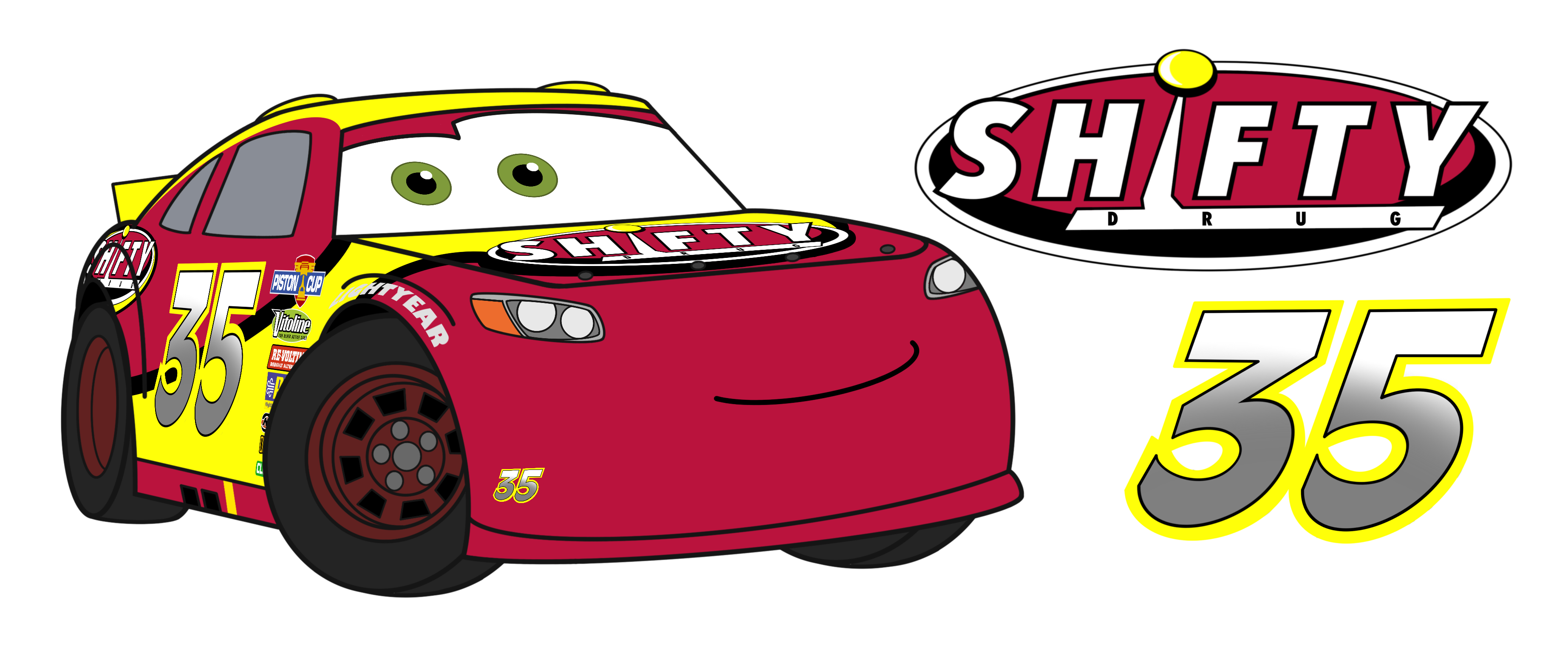 Eddie Roadster - Shifty Drug Racer #35 by Marc17Studios on DeviantArt