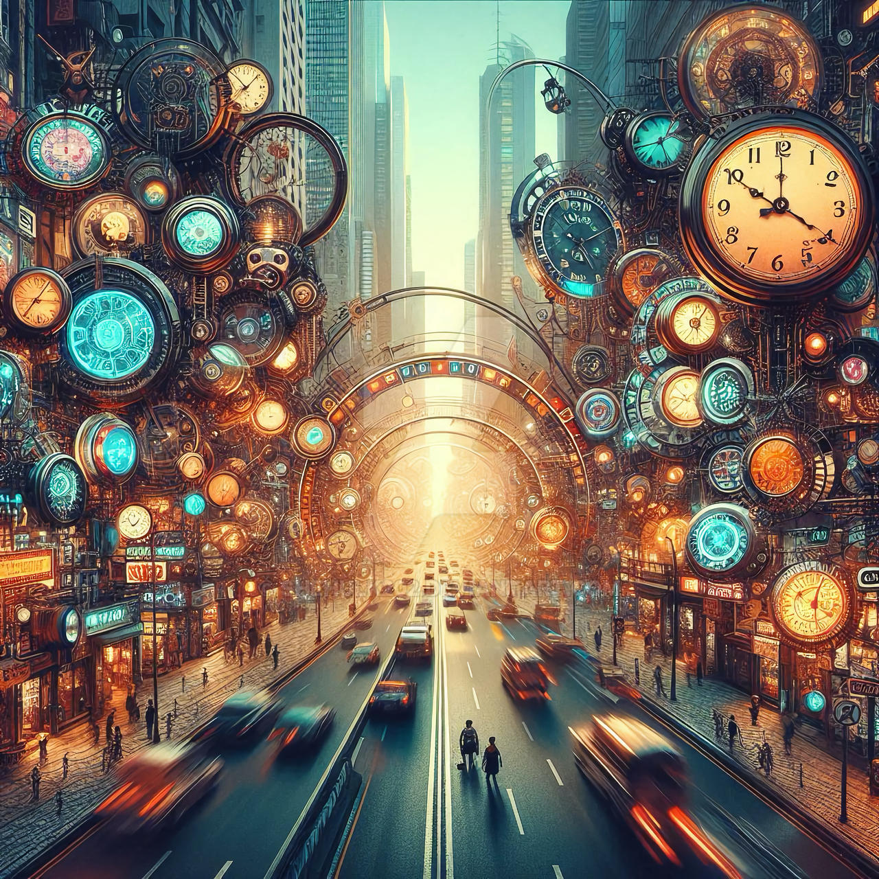 Clock Timer Landscape Clock landscape by shehulk202 on DeviantArt