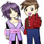 Chibi Lloyd and Chibi Sheena