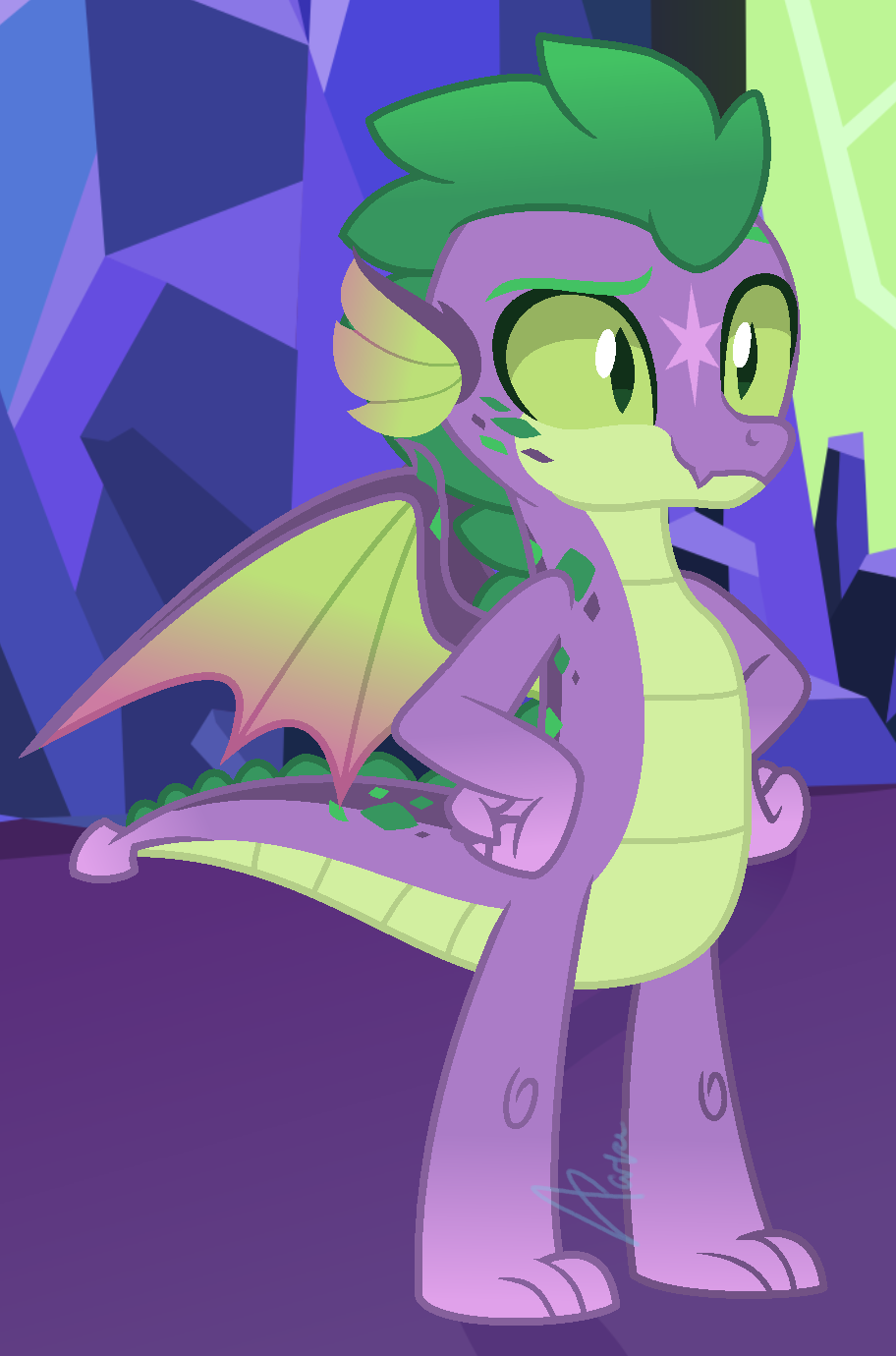 Spike Redesign by MLP-lover125 on DeviantArt