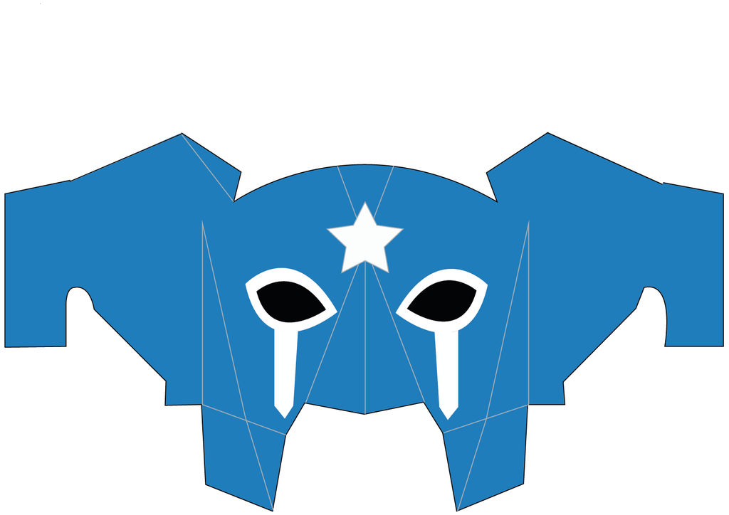 White Star Mask Template By CreativeDyslexic On DeviantArt